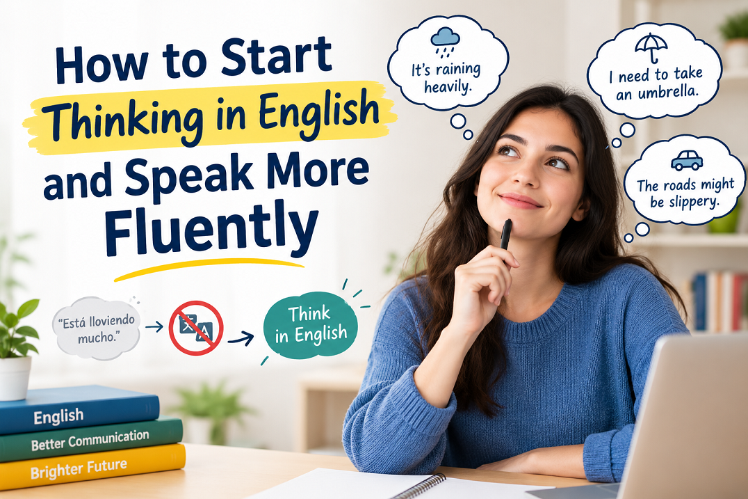 How to Start Thinking in English and Speak More Fluently
