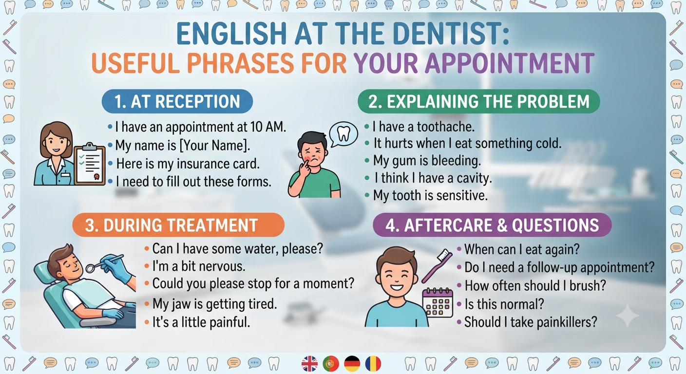 English at the Dentist: Useful Phrases for Your Appointment