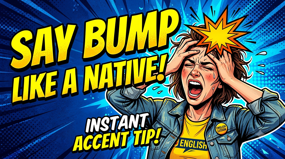 I Bumped My Head on the Wall: Natural Ways to Use “Bump” in English