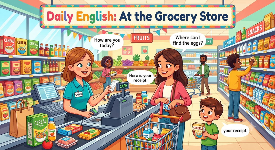Daily English: At the Grocery Store